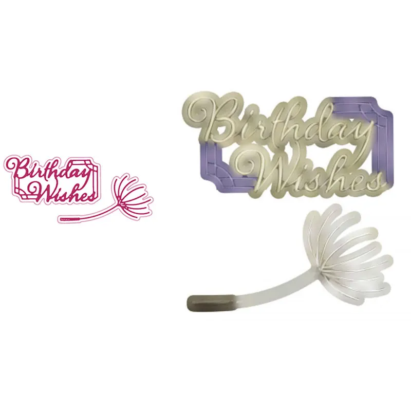 Birthday Wishes Letters Metal Cutting Dies Scrapbook Diary Decor Stencil Embossing Template Diy Greet Card Handmade 2021 Arrival
Birthday Wishes Letters Metal Cutting Dies Scrapbook Diary Decor Stencil Embossing Template Diy Greet Card Handmade 2021 Arrival