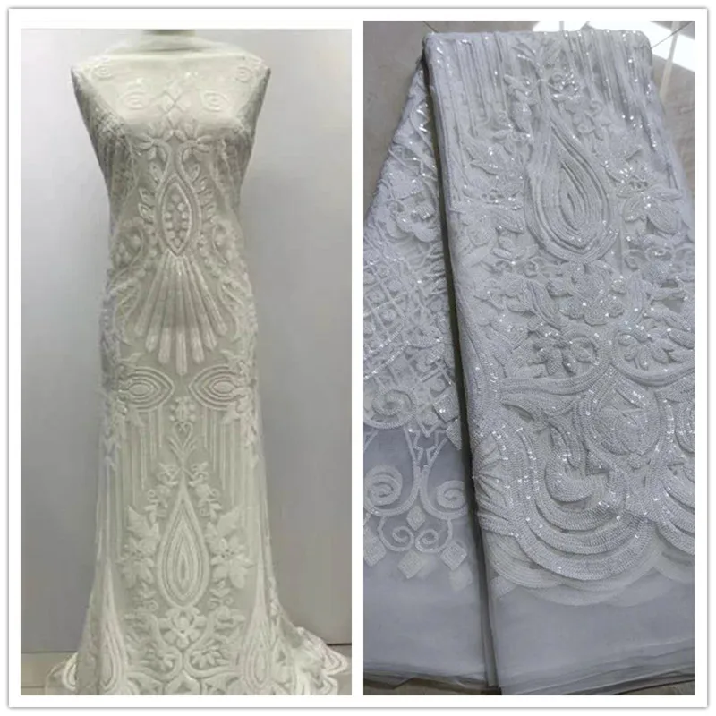 High quality dress sequin embroidery tulle lace stretch mesh fabric African sequin Nigeria fabric evening dress wedding dress
High quality dress sequin embroidery tulle lace stretch mesh fabric African sequin Nigeria fabric evening dress wedding dress