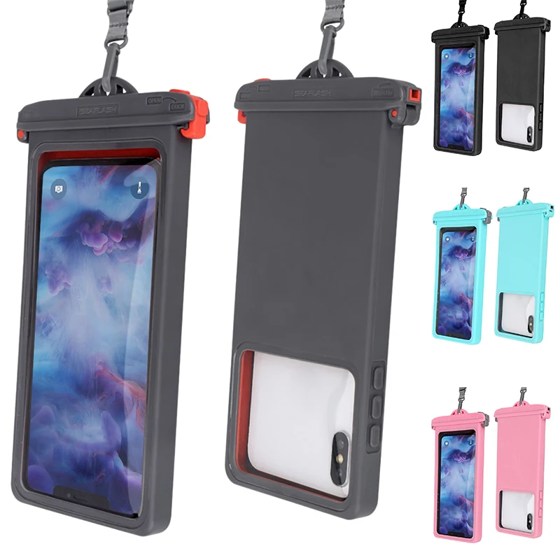 Waterproof Phone Bag Transparent Drift Diving Swimming Bags Dry Bag Phone Covers for Below 6.9 Inches Phone
Waterproof Phone Bag Transparent Drift Diving Swimming Bags Dry Bag Phone Covers for Below 6.9 Inches Phone