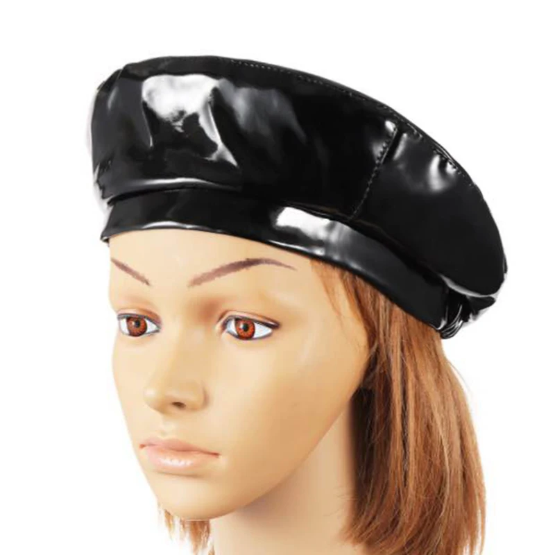 New Fashion Patent Leather Beret High Quality Ladies Hats Solid Color Flat Top Hat PU Slouchy Bone Captain Cap Women Female
New Fashion Patent Leather Beret High Quality Ladies Hats Solid Color Flat Top Hat PU Slouchy Bone Captain Cap Women Female