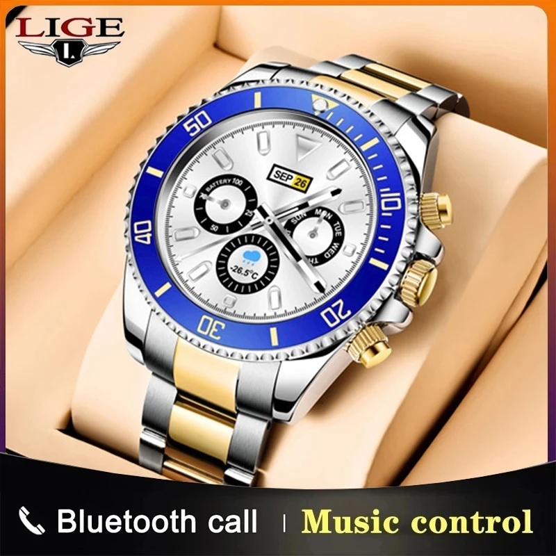 LIGE New Smart Watch Men Bluetooth Call Custom Dial IP68 Waterproof Smartwatch Women For Android IOS Sport Fitness Tracker Watch
LIGE New Smart Watch Men Bluetooth Call Custom Dial IP68 Waterproof Smartwatch Women For Android IOS Sport Fitness Tracker Watch