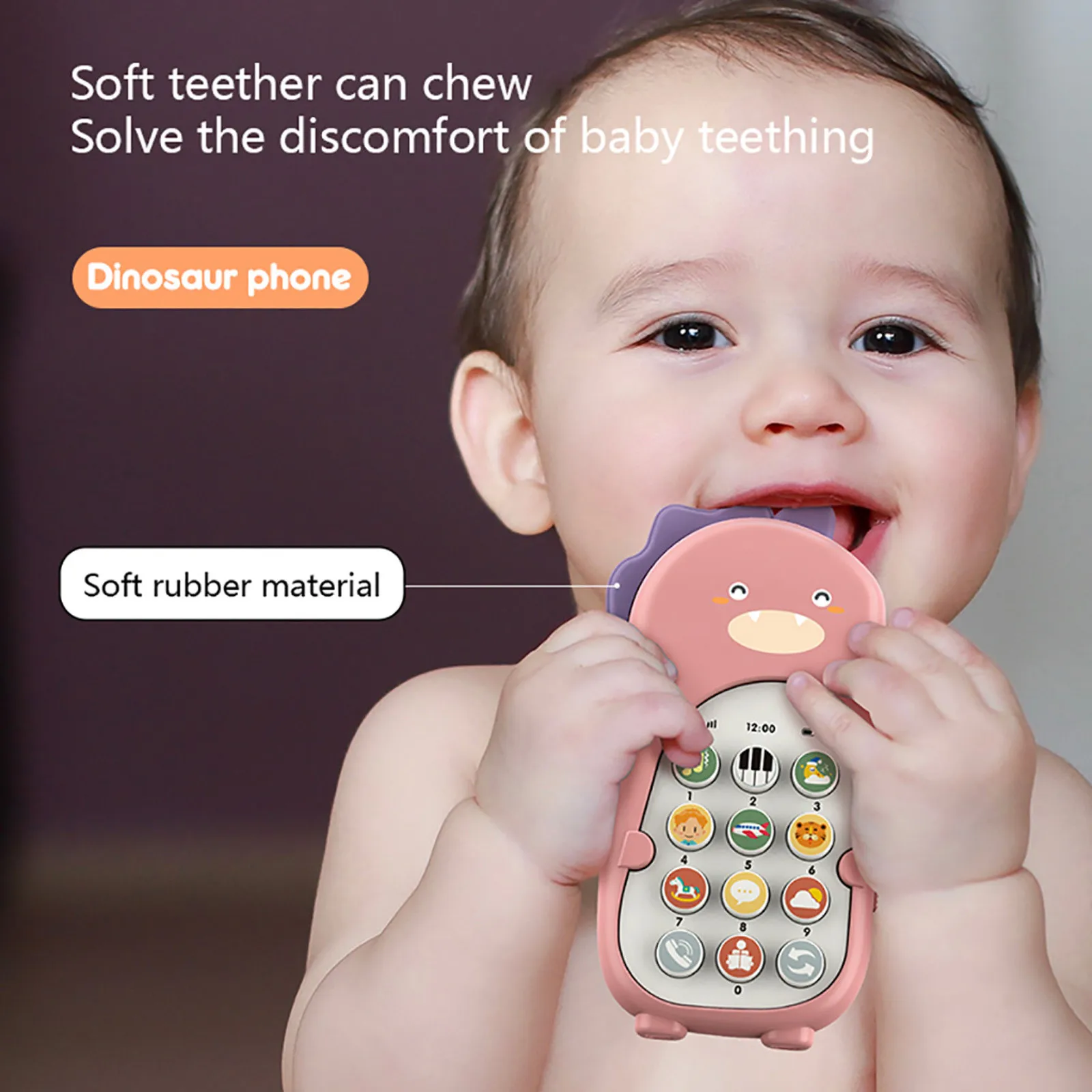 Phone Toy With Music And Vibration Bilingual For Baby Early Learning Toy Gift Kid Cellphone Mobile Phone Electronic Toy Kids
Phone Toy With Music And Vibration Bilingual For Baby Early Learning Toy Gift Kid Cellphone Mobile Phone Electronic Toy Kids