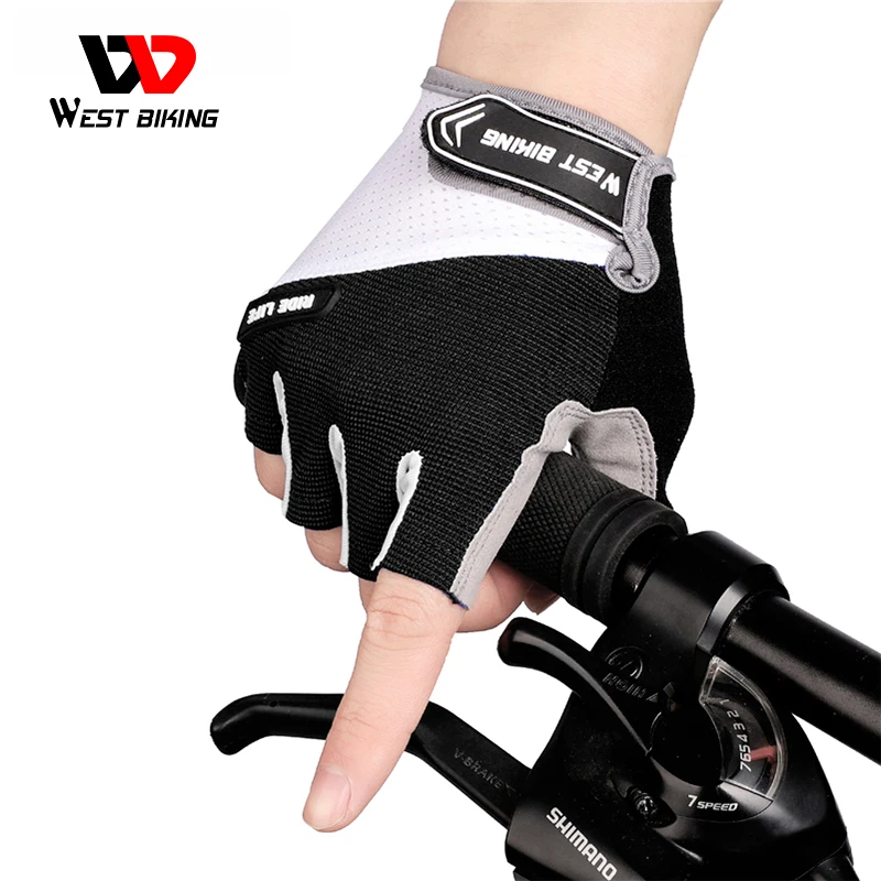 WEST BIKING Bicycle Gloves Outdoor Half Finger Gel Pad Sport Men Women Gloves Shockproof Breathable Summer Gloves For Cycling
WEST BIKING Bicycle Gloves Outdoor Half Finger Gel Pad Sport Men Women Gloves Shockproof Breathable Summer Gloves For Cycling
