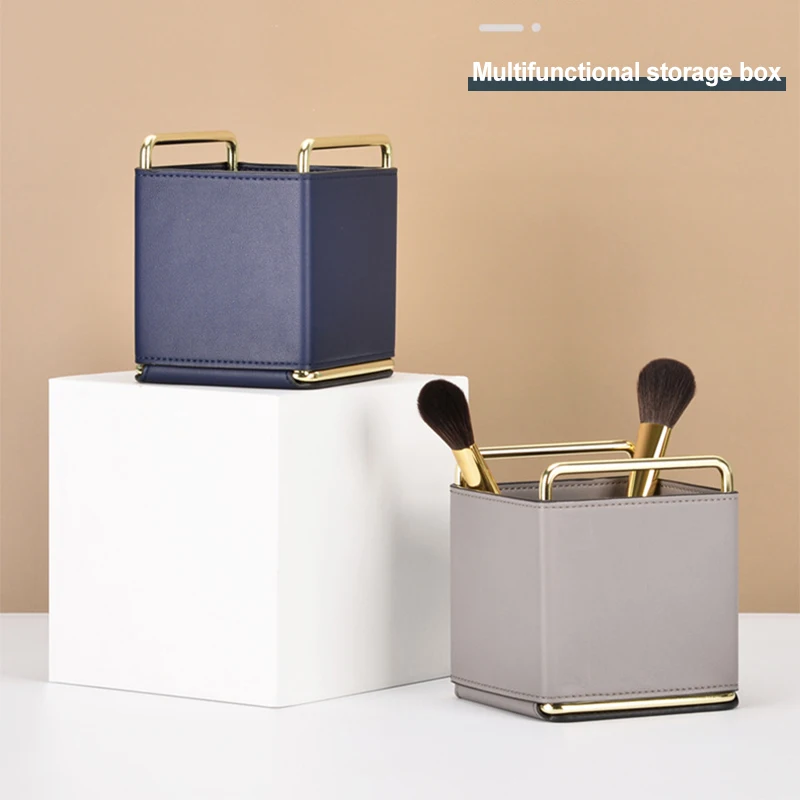 Настольный органайзер, многофункциональная настольная коробка для хранения косметики, кожаная декоративная коробка для дома и офиса E7
Настольный органайзер, многофункциональная настольная коробка для хранения косметики, кожаная декоративная коробка для дома и офиса E7