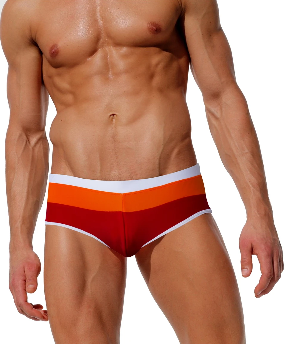 Mens Colorful Swimsuit Sexy Low Waist Swim Trunks Male Swimming Boxer Briefs Beach Wear Surf Shorts Quick Dry Swimwear Bathing 
Mens Colorful Swimsuit Sexy Low Waist Swim Trunks Male Swimming Boxer Briefs Beach Wear Surf Shorts Quick Dry Swimwear Bathing