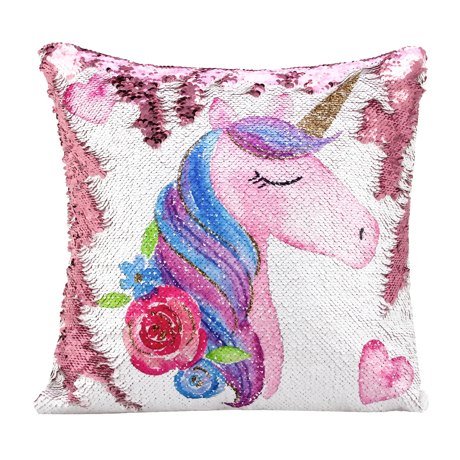 2019 European and American-Style New Style Unicorn Pattern Pillow Case-Flip Sequin Pillow Cover Car Sequin Cushion
2019 European and American-Style New Style Unicorn Pattern Pillow Case-Flip Sequin Pillow Cover Car Sequin Cushion