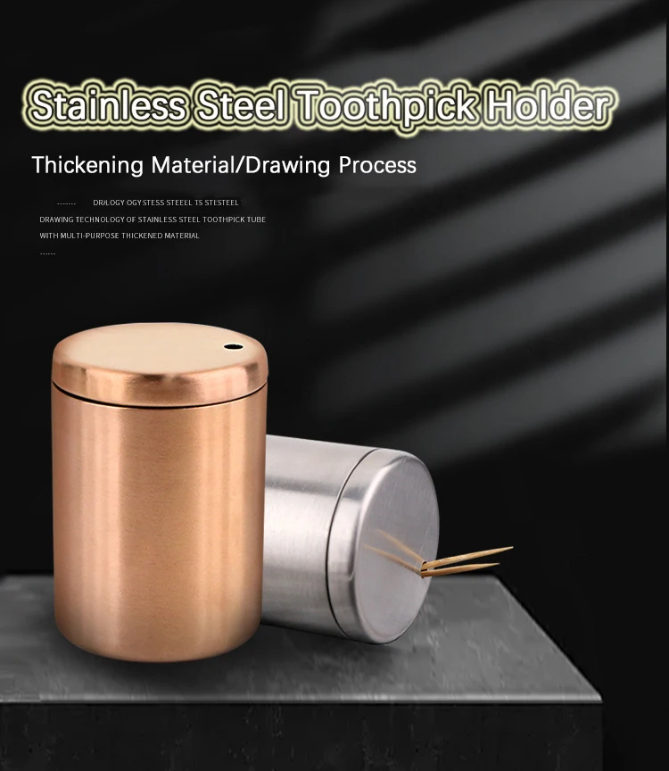 Upscale Stainless Steel Toothpick Holder High Quality Toothpick Dispenser Organizer Home Table Decoration Kitchen Accessories
Upscale Stainless Steel Toothpick Holder High Quality Toothpick Dispenser Organizer Home Table Decoration Kitchen Accessories