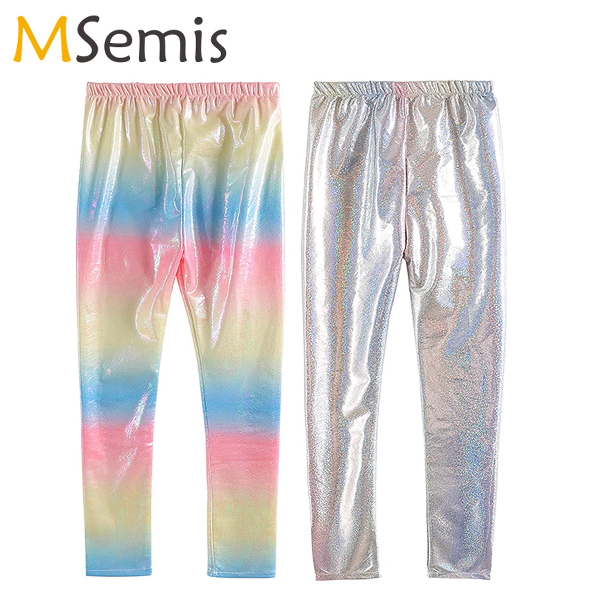 Kids Girls Dance Pants Shiny Metallic Elegant Fashion Gradient Skinny Pencil Pants Leggings Children's Performance Costumes
Kids Girls Dance Pants Shiny Metallic Elegant Fashion Gradient Skinny Pencil Pants Leggings Children's Performance Costumes