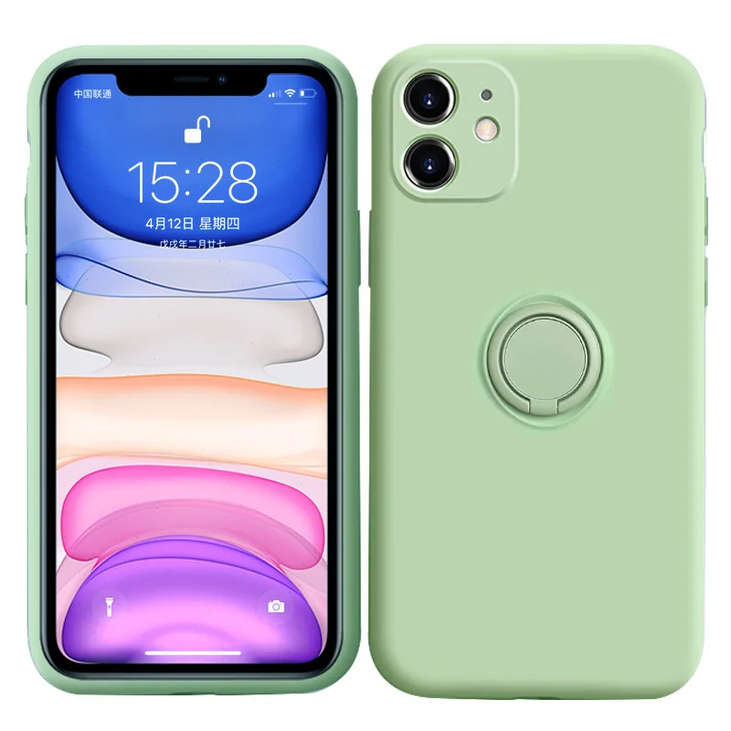 10 шт., силиконовый чехол с кольцом-держателем для iPhone 12 11 Pro Max XR X XS Max 7 8 Plus SE
10 шт., силиконовый чехол с кольцом-держателем для iPhone 12 11 Pro Max XR X XS Max 7 8 Plus SE
