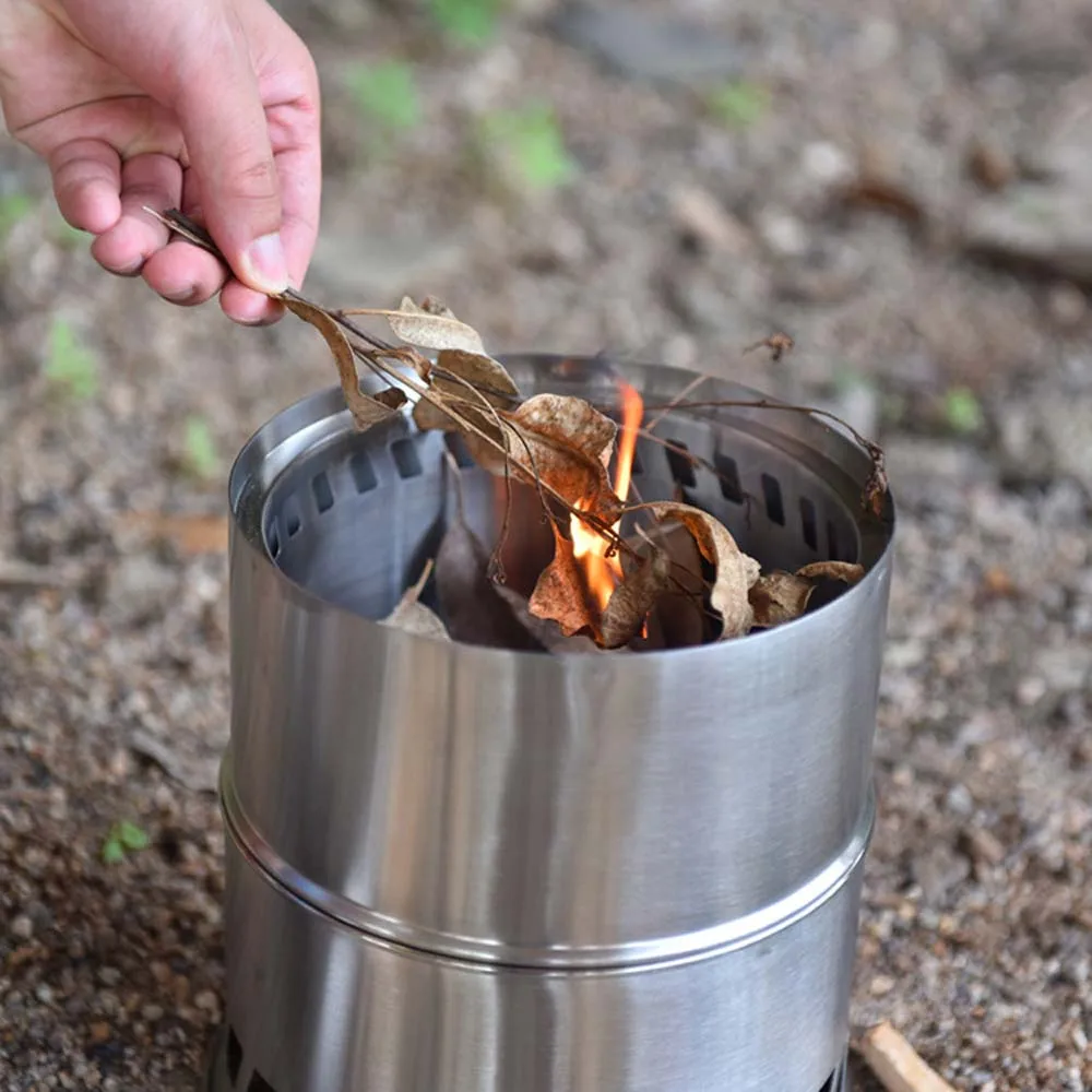 Outdoor Camping Equipment Cross Border Windproof Wood Stove Cooking Stainless Steel Detachable Furnace Picnic Gas Burner Stove
Outdoor Camping Equipment Cross Border Windproof Wood Stove Cooking Stainless Steel Detachable Furnace Picnic Gas Burner Stove