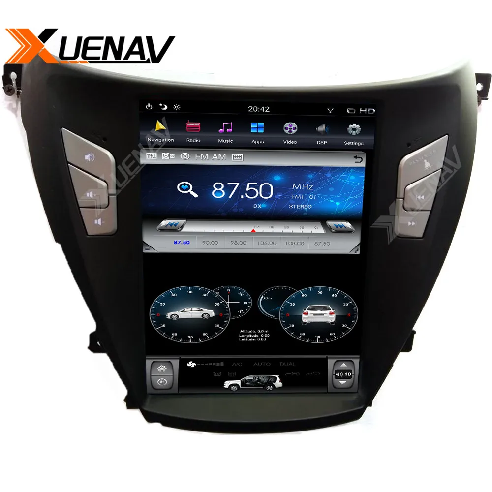 XUENAV Car Radio DVD Player For-Hyundai Elantra 2012-2016 GPS Vertical Navigation Stereo 10.4 inch Screen Android System
XUENAV Car Radio DVD Player For-Hyundai Elantra 2012-2016 GPS Vertical Navigation Stereo 10.4 inch Screen Android System
