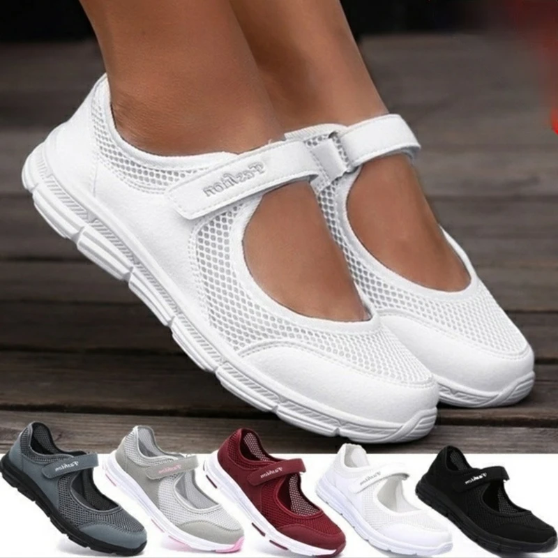 Women Sneakers Fashion Breathable Mesh Casual Shoes Zapatos De Mujer Plataforma Flat Shoes Women Work Shoes Comfortable for Work
Women Sneakers Fashion Breathable Mesh Casual Shoes Zapatos De Mujer Plataforma Flat Shoes Women Work Shoes Comfortable for Work
