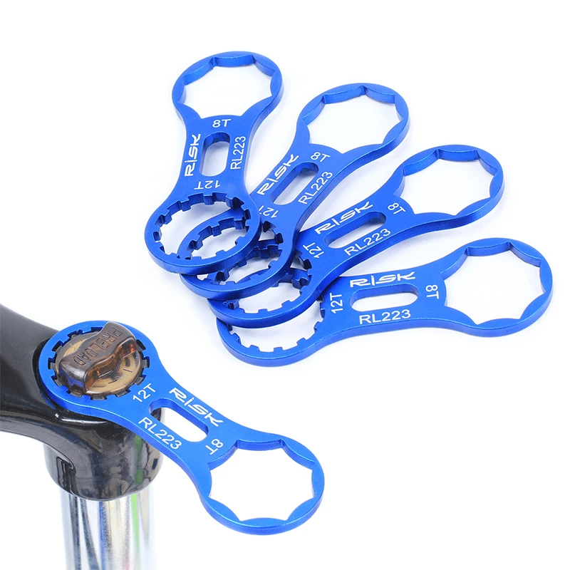 1PC Aluminum MTB Bike Front Fork Shock Absorber Repair Tool Bicycle 8T 12T Wrench for Suntour XCM XCR XCT RST Fork Removal Tool
1PC Aluminum MTB Bike Front Fork Shock Absorber Repair Tool Bicycle 8T 12T Wrench for Suntour XCM XCR XCT RST Fork Removal Tool