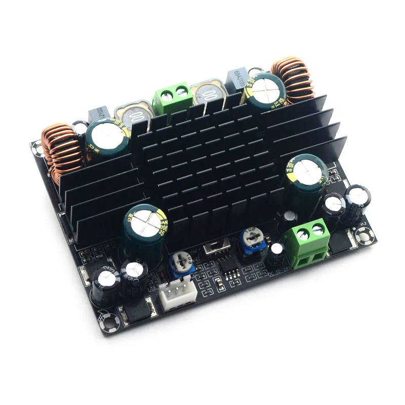 High-power Subwoofer Car Power Amplifier Board DC12V24V Boost TPA3116D2 BTL150W 
High-power Subwoofer Car Power Amplifier Board DC12V24V Boost TPA3116D2 BTL150W