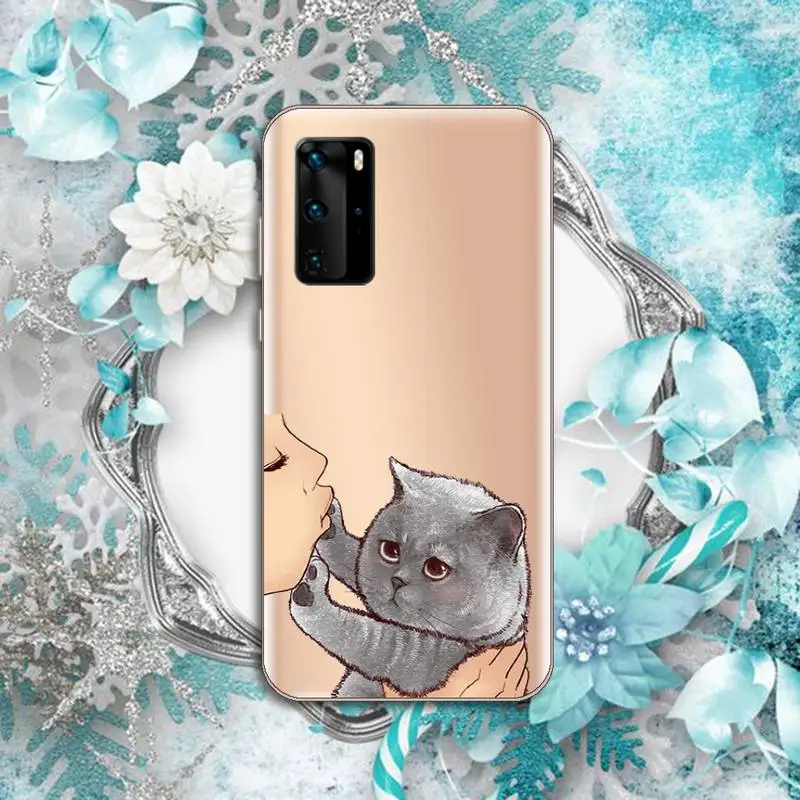 No Kisses cute Cat animal Phone Case Transparent for Huawei P honor 8 10i 20 30 40 smart 2019
No Kisses cute Cat animal Phone Case Transparent for Huawei P honor 8 10i 20 30 40 smart 2019
