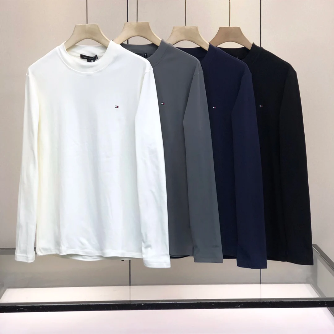 Tommy Classic Pullover Long Sleeve T-Shirt Bottoming Shirt Cotton Round Neck 2021 Autumn Fashion 4 Colors Men's Baselayer
Tommy Classic Pullover Long Sleeve T-Shirt Bottoming Shirt Cotton Round Neck 2021 Autumn Fashion 4 Colors Men's Baselayer