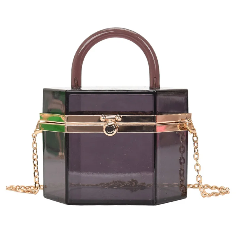 Bag Box High-quality Chain Tote Acrylic Bag 2021 Spring New Women's Designer Handbag Chain Shoulder Messenger Bag
Bag Box High-quality Chain Tote Acrylic Bag 2021 Spring New Women's Designer Handbag Chain Shoulder Messenger Bag