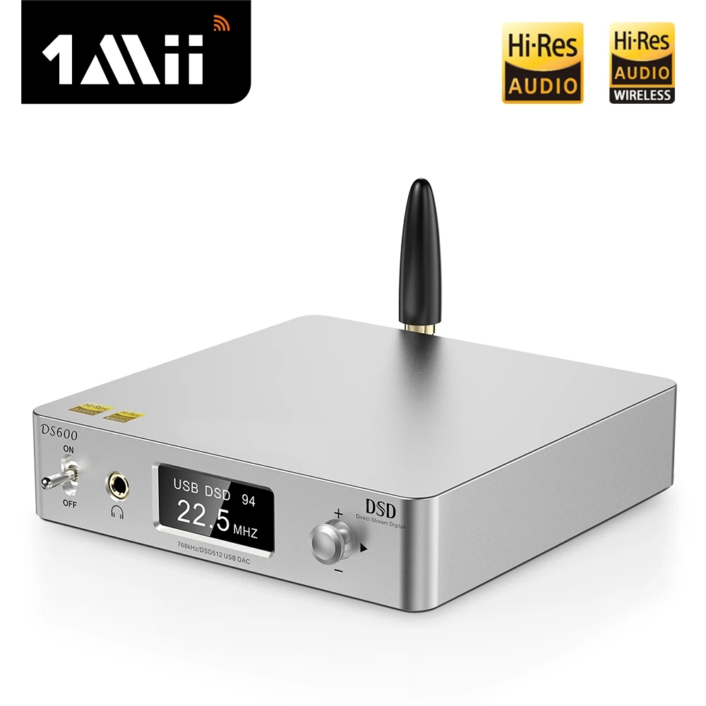 1Mii DS600 Bluetooth Audio Decoder aptX LL HD DAC HiFi Stereo CSR8675 Digital Amplifier 3.5 Bluetooth Receiver Adapter for TV PC
1Mii DS600 Bluetooth Audio Decoder aptX LL HD DAC HiFi Stereo CSR8675 Digital Amplifier 3.5 Bluetooth Receiver Adapter for TV PC