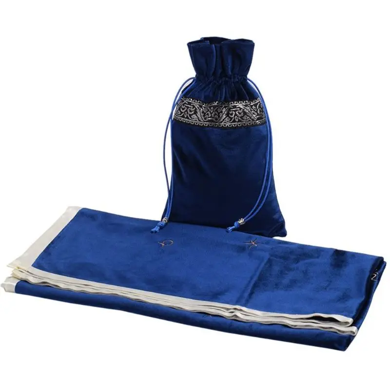 Tarot Tablecloth with Bag Constellation Embroidered Velvet Altar Tarot Cloth G99D
Tarot Tablecloth with Bag Constellation Embroidered Velvet Altar Tarot Cloth G99D