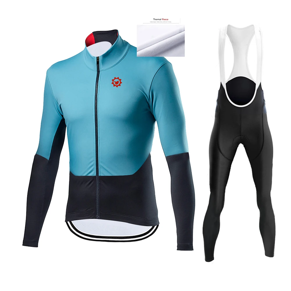 2020 New Men Long Sleeve Thermal Fleece Cycling Jerseys Suit Road Bike Jersey Ropa Ciclismo Bib MTB Cycling Clothing Set
2020 New Men Long Sleeve Thermal Fleece Cycling Jerseys Suit Road Bike Jersey Ropa Ciclismo Bib MTB Cycling Clothing Set