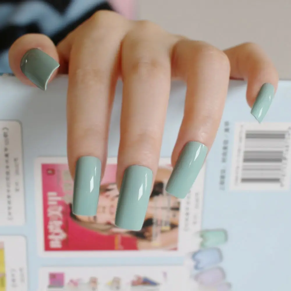 20Pcs Shiny Candy Artificial Fasle Nails For Design Super Long Light Green Fake Nails Lady Fingernails Art Manicure Tool
20Pcs Shiny Candy Artificial Fasle Nails For Design Super Long Light Green Fake Nails Lady Fingernails Art Manicure Tool