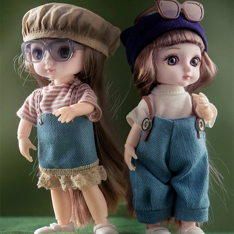 1/12 13 Bjd Doll full set Moveable Jointed 16cm Dolls Lovely with gold hair Clothes and Shoes Dress Up Dolls Toy for Girls Gift
1/12 13 Bjd Doll full set Moveable Jointed 16cm Dolls Lovely with gold hair Clothes and Shoes Dress Up Dolls Toy for Girls Gift