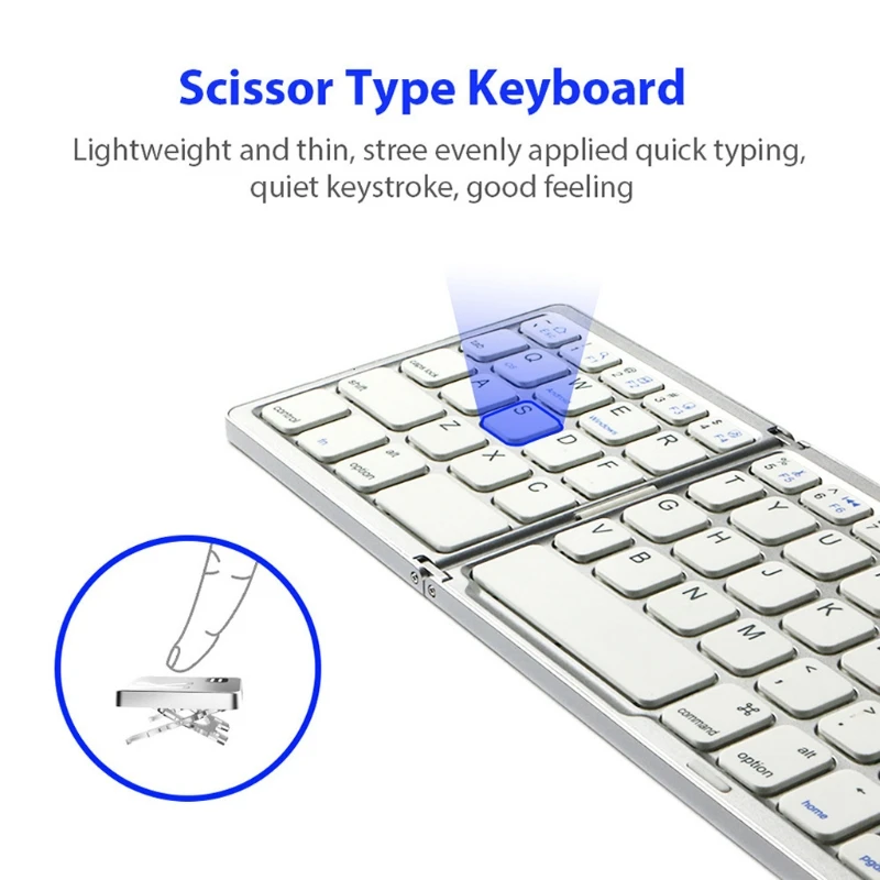X7AA Mini Folding Wireless Bluetooth Keyboard Rechargeable Keypad with Touchpad Mini Keyboard for ios/android/Windows Tablet
X7AA Mini Folding Wireless Bluetooth Keyboard Rechargeable Keypad with Touchpad Mini Keyboard for ios/android/Windows Tablet