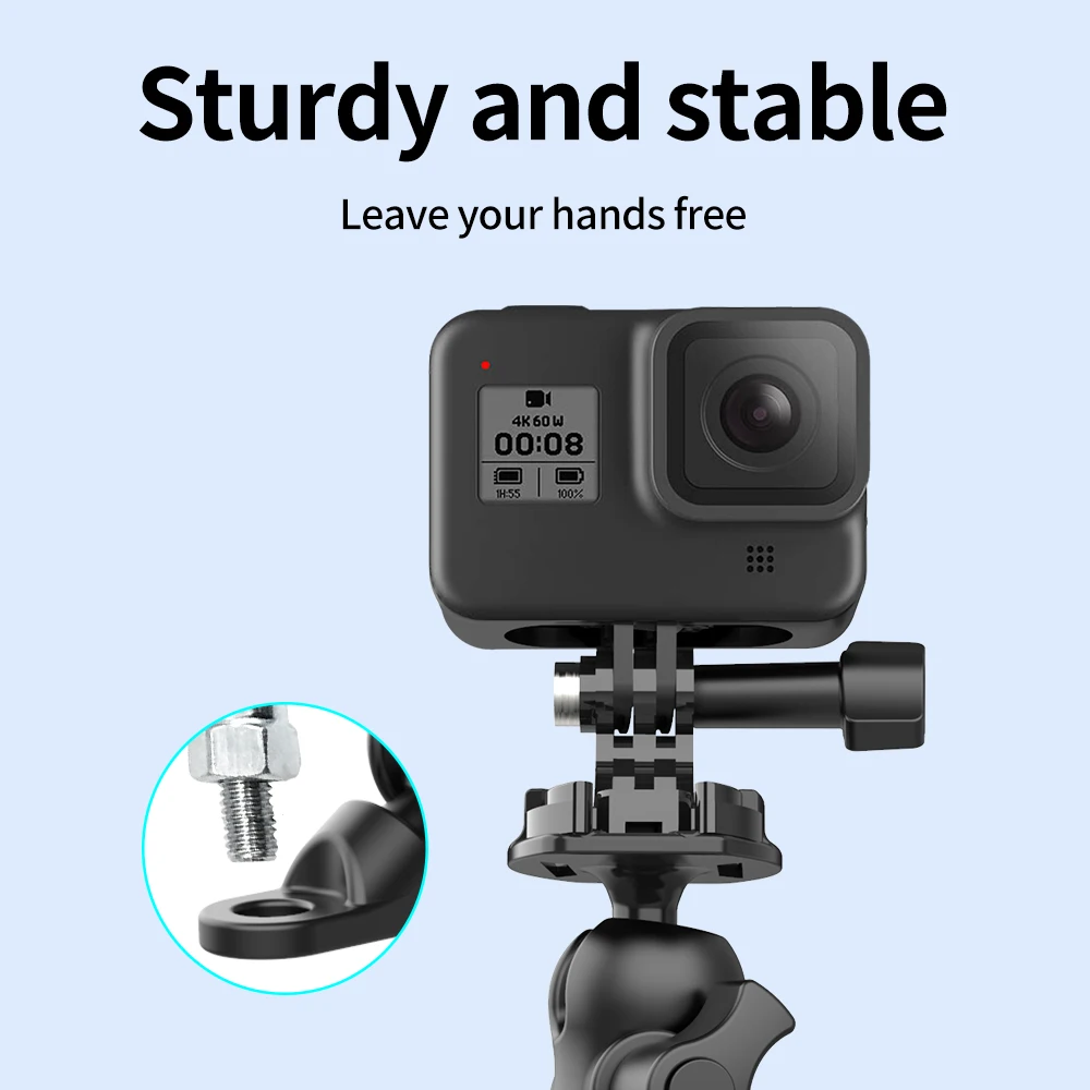 Gopro Camera Bracket for Bike Mounting Clip Stand for GoPro Hero 10/9/8/7/6 Action Camera Accessory 
Gopro Camera Bracket for Bike Mounting Clip Stand for GoPro Hero 10/9/8/7/6 Action Camera Accessory