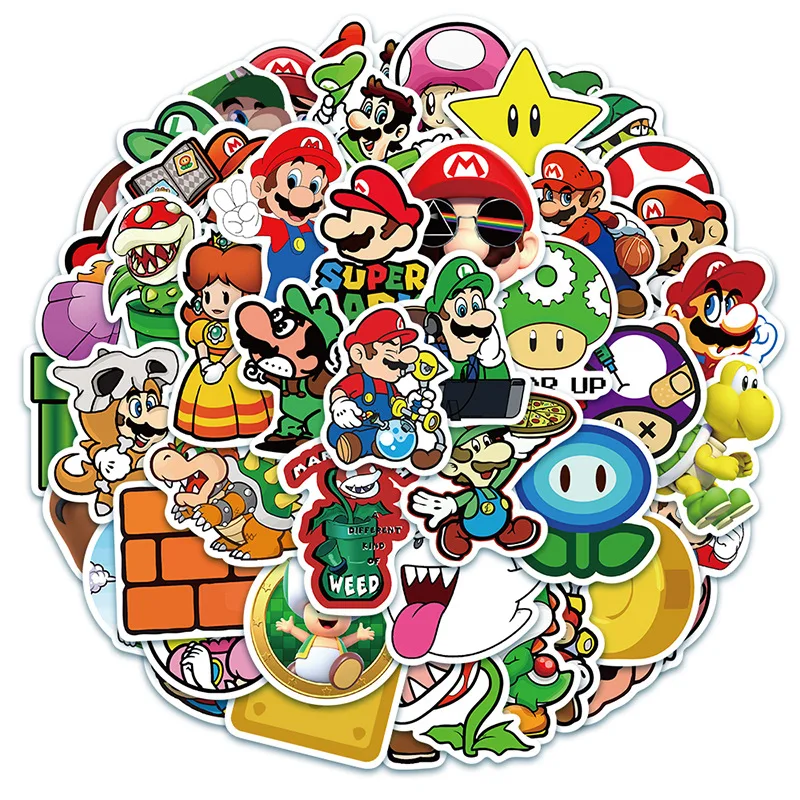 100pcs Classic Game Super Mario Cartoon Sticker Waterproof Suitcase DIY motorcycle Laptop Guitar Skateboard Toy Lovely Stickers
100pcs Classic Game Super Mario Cartoon Sticker Waterproof Suitcase DIY motorcycle Laptop Guitar Skateboard Toy Lovely Stickers
