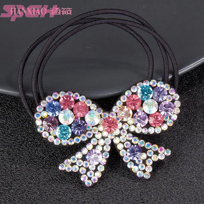 Korean hair ring water drill bow fashion simple fine hair rope children cute oak ring colored crystal hairline
Korean hair ring water drill bow fashion simple fine hair rope children cute oak ring colored crystal hairline