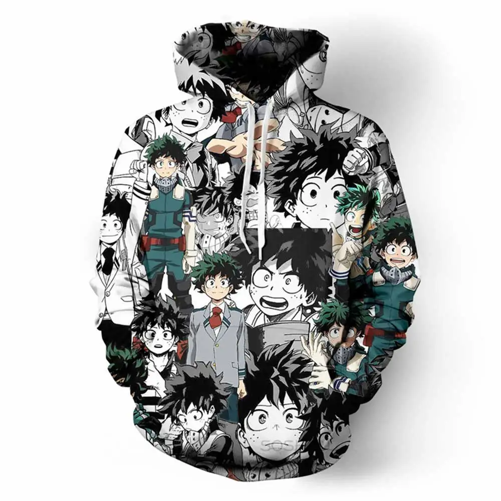 My Hero Academia Funny Anime Hoodies Sweatshirt Autumn Harajuku Men/Women Cartoon Boku No Hero School uniform College clothing 
My Hero Academia Funny Anime Hoodies Sweatshirt Autumn Harajuku Men/Women Cartoon Boku No Hero School uniform College clothing