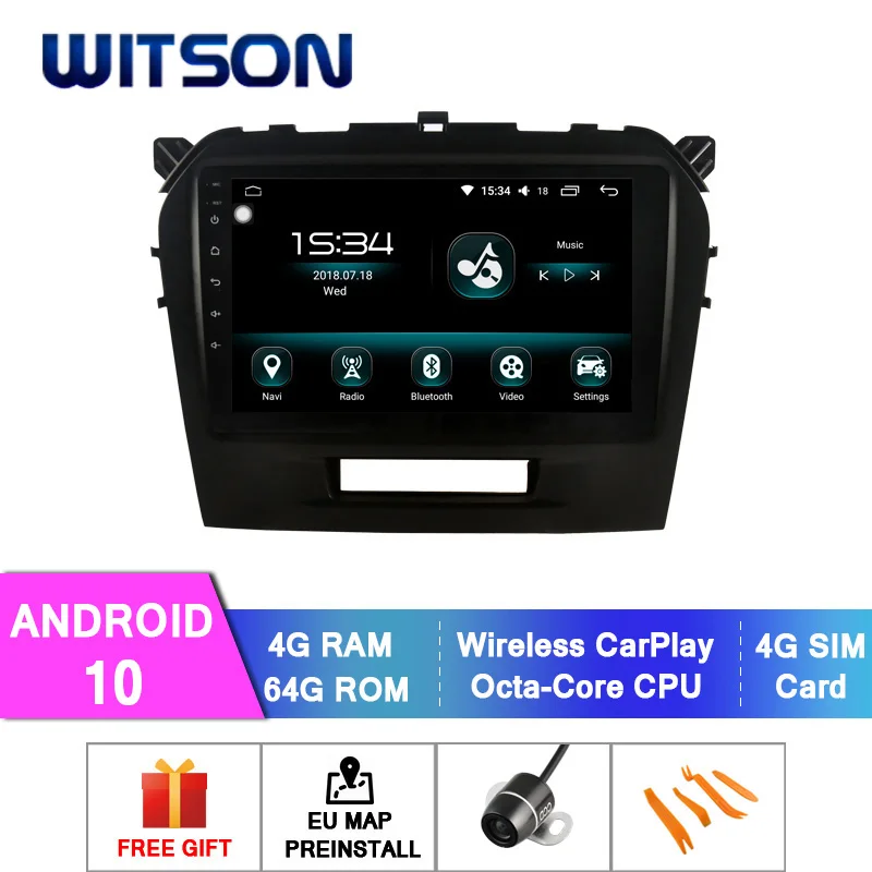 Автомобильный DVD-плеер WITSON, Android 10,0, 4 + 64 ГБ, 9 дюймов, GPS, для SUZUKI Grand Vitara 2016, автомобильный аудиоплеер
Автомобильный DVD-плеер WITSON, Android 10,0, 4 + 64 ГБ, 9 дюймов, GPS, для SUZUKI Grand Vitara 2016, автомобильный аудиоплеер