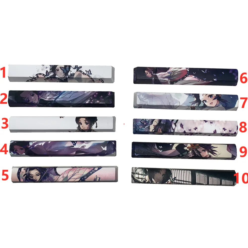Mechanical Keyboard Spacebar 6.25U Butterflies spacebar PBT Dye-subbed Spacebar OEM Profile For Cherry MX And Gateron Switches
Mechanical Keyboard Spacebar 6.25U Butterflies spacebar PBT Dye-subbed Spacebar OEM Profile For Cherry MX And Gateron Switches