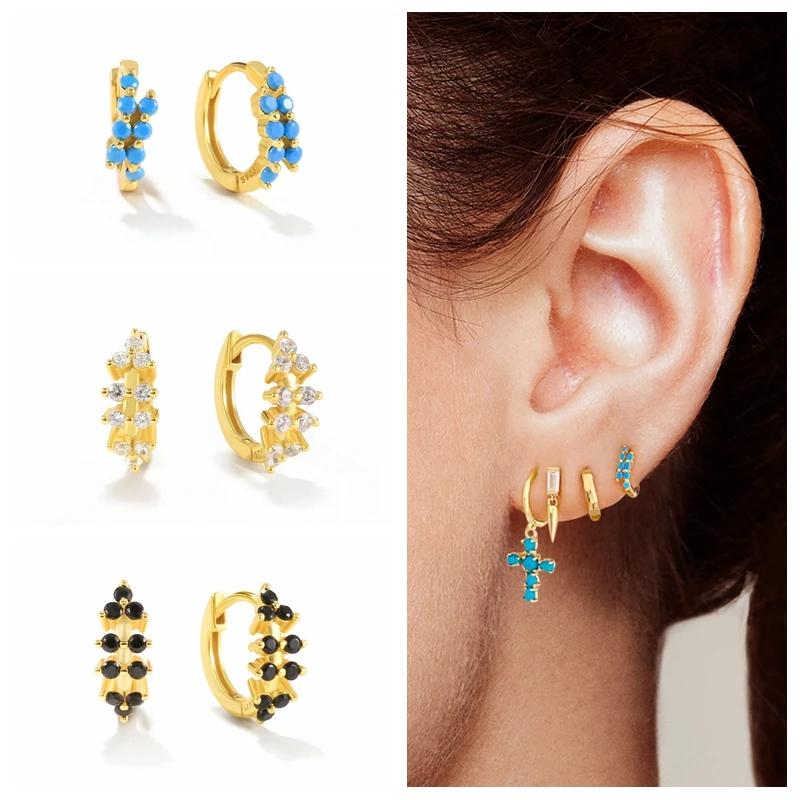 Женские серьги-кольца из серебра 100% пробы с цирконом
Женские серьги-кольца из серебра 100% пробы с цирконом