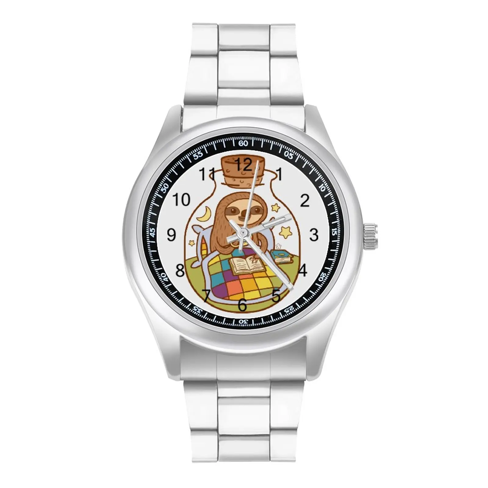 Ленивец, кварцевые часы, фото, Классические наручные часы из нержавеющей стали, аналоговые, фитнес-часы для подростков, наручные часы 
Ленивец, кварцевые часы, фото, Классические наручные часы из нержавеющей стали, аналоговые, фитнес-часы для подростков, наручные часы