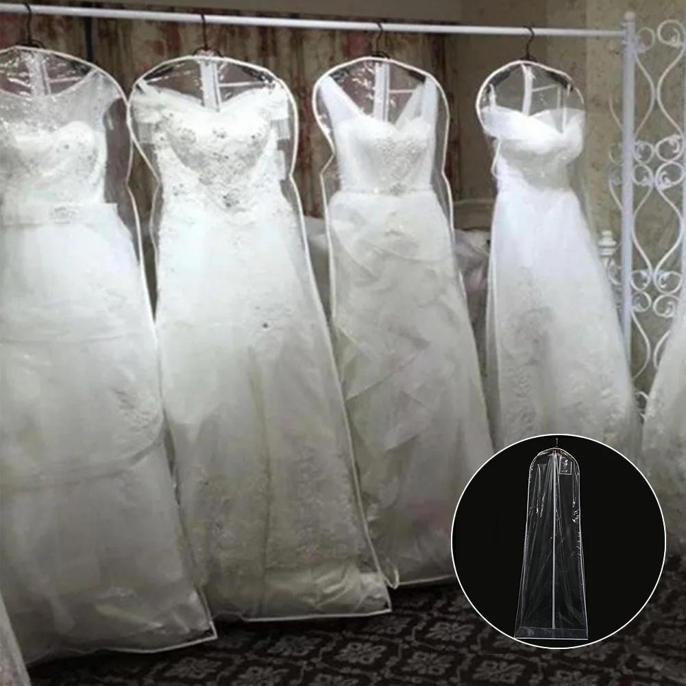 Transparent Dustproof Cover Wedding Dress Bridal Gown Protector Storage Bag Garment Extra Large Protective Case Long Clothes
Transparent Dustproof Cover Wedding Dress Bridal Gown Protector Storage Bag Garment Extra Large Protective Case Long Clothes