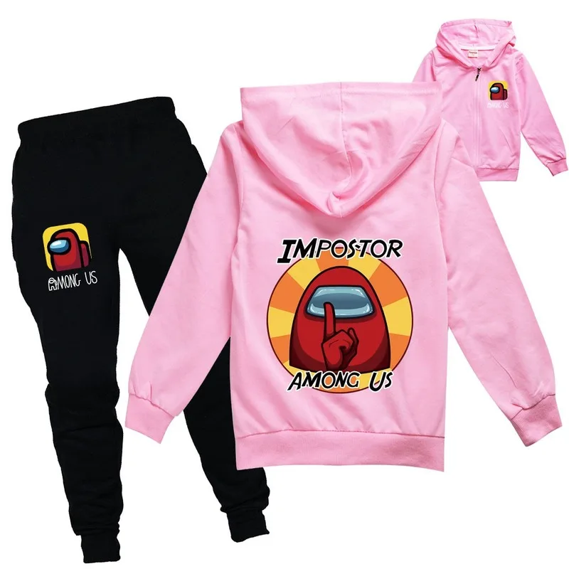 The new game between us in 2020 Boys Hooded Top + Pants Cotton Children Street Clothing Video Kids Pullover Girls Hoodie Set
The new game between us in 2020 Boys Hooded Top + Pants Cotton Children Street Clothing Video Kids Pullover Girls Hoodie Set