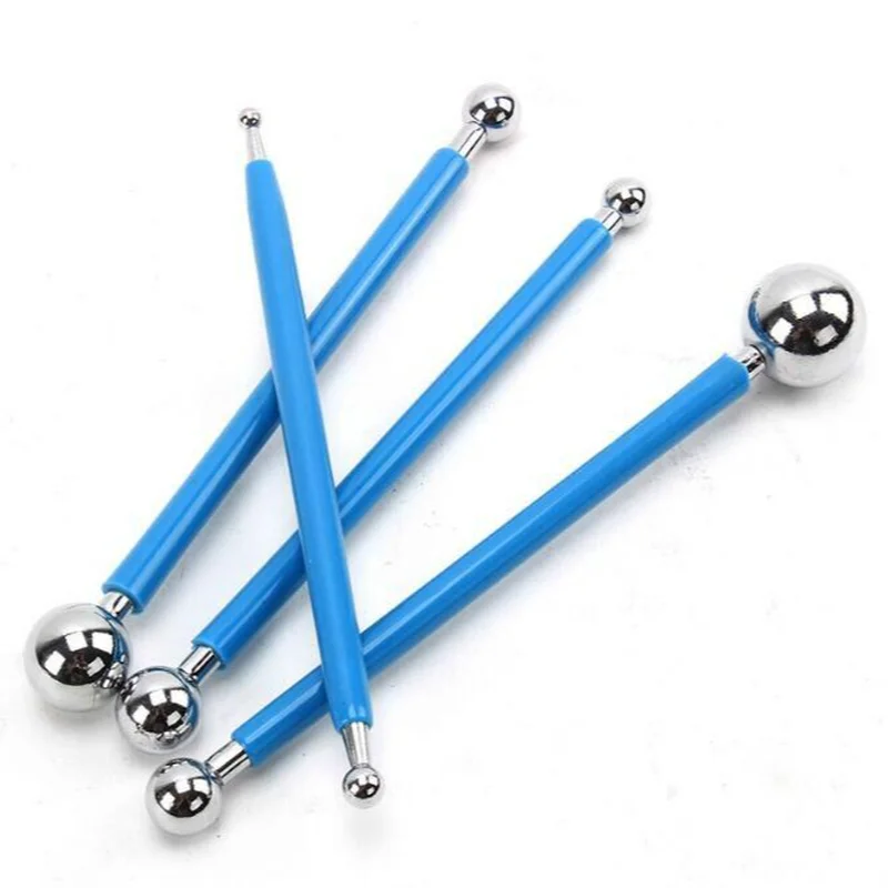 4pcs/set Stainless Molding Ball for Fondant Cake Sugarcraft Decorating Kit Polymer Clay Tools DIY Carving Tree Flowers BJD Dolls
4pcs/set Stainless Molding Ball for Fondant Cake Sugarcraft Decorating Kit Polymer Clay Tools DIY Carving Tree Flowers BJD Dolls