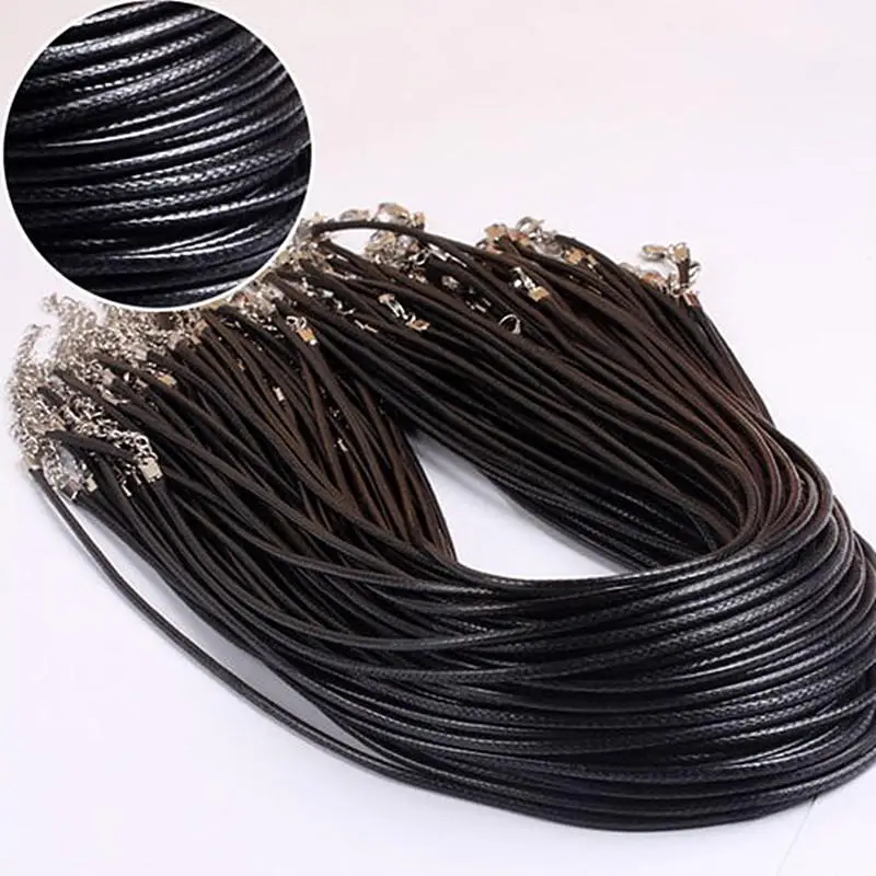 1PC Fashion DIY Necklace Rope Jewelry Accessories Korea Wax Line Necklace Rope Black Leather Pendant Wax Line Rope
1PC Fashion DIY Necklace Rope Jewelry Accessories Korea Wax Line Necklace Rope Black Leather Pendant Wax Line Rope