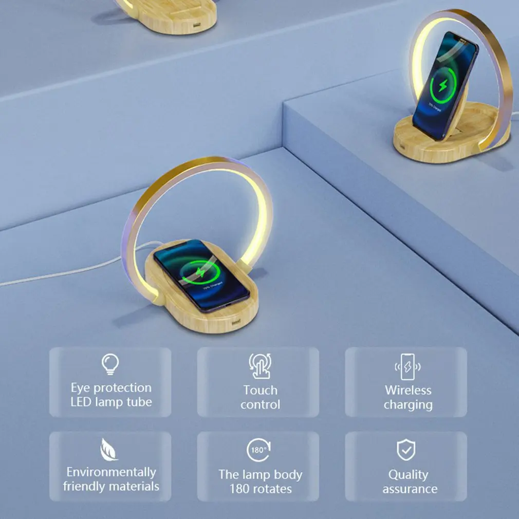 Wireless Charging Desk Lamp Night Light Oval Modern Touch Dormitory Foldable Energy-saving Projection Lamp
Wireless Charging Desk Lamp Night Light Oval Modern Touch Dormitory Foldable Energy-saving Projection Lamp