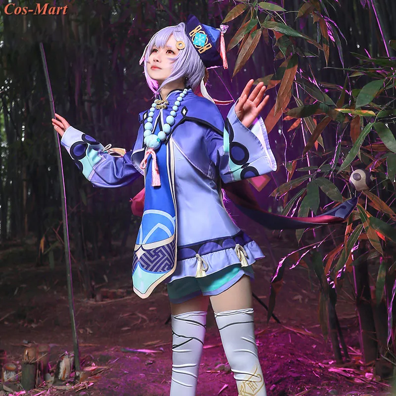 New Game Genshin Impact Qiqi Cosplay Costume Fashion Cute Zombie Uniform Dress Black Carnival Party Role Play Clothing XS-XL
New Game Genshin Impact Qiqi Cosplay Costume Fashion Cute Zombie Uniform Dress Black Carnival Party Role Play Clothing XS-XL