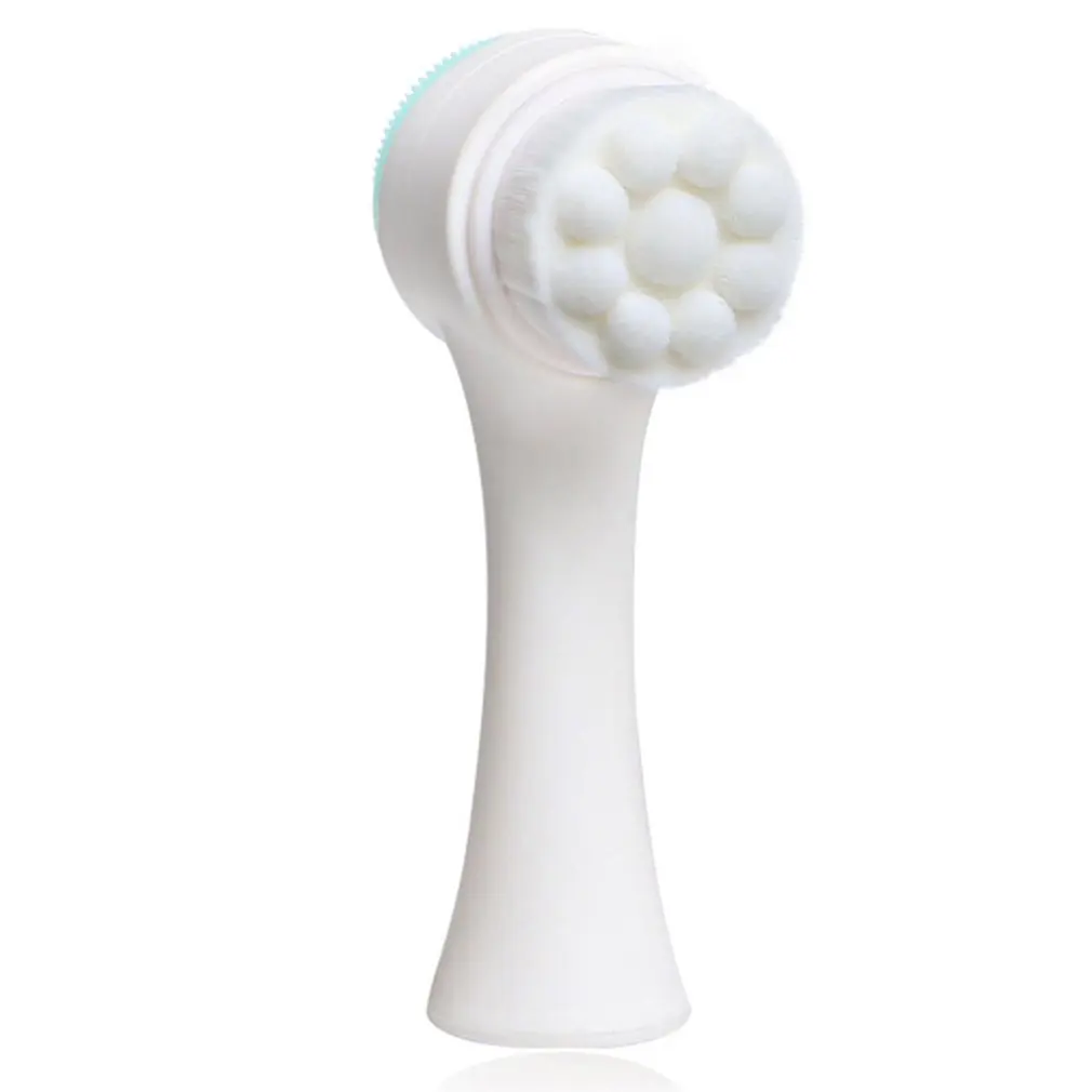 Double-sided Silicone Facial Cleanser Wash Brush Soft Mild Fiber Face Cleaning Washing Tool Skin Care Tool
Double-sided Silicone Facial Cleanser Wash Brush Soft Mild Fiber Face Cleaning Washing Tool Skin Care Tool