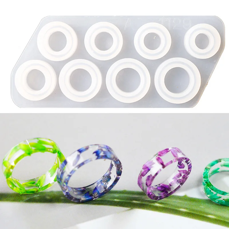 DIY Crystal Epoxy Epoxy Pendant Mold Various Sizes Curved Ring Silicone Creative Jewelry Model
DIY Crystal Epoxy Epoxy Pendant Mold Various Sizes Curved Ring Silicone Creative Jewelry Model