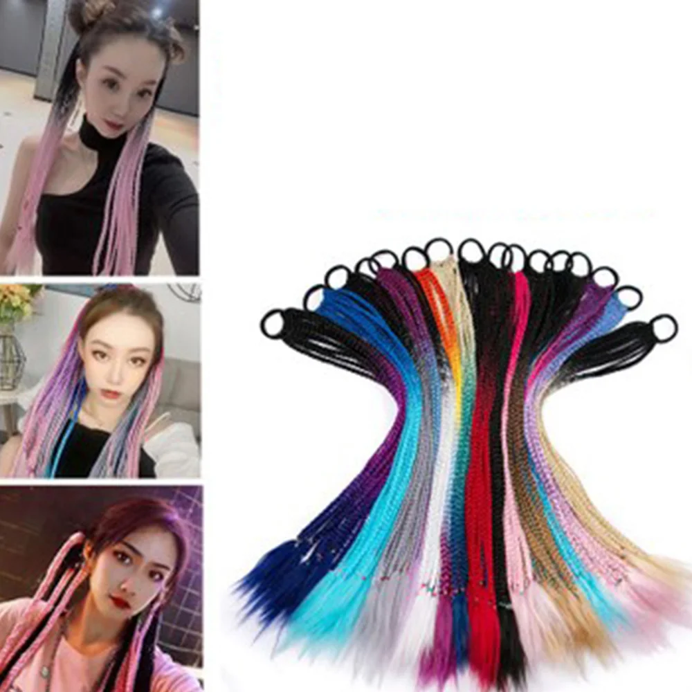 Hair Color Gradient Dirty Braided Ponytail Colored Little Braid Ponytail Hair Ring Braided Colored Hair Styling Accessories
Hair Color Gradient Dirty Braided Ponytail Colored Little Braid Ponytail Hair Ring Braided Colored Hair Styling Accessories