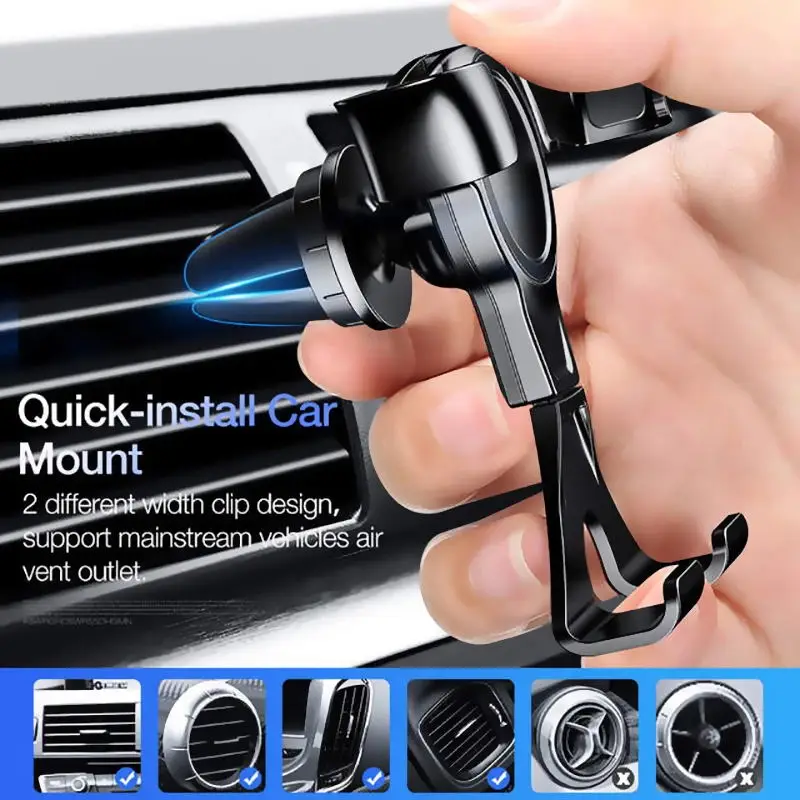 Universal 2021 New Air Vent Mount Stand Bracket for Mobile Smartphone Gravity Car Phone Holder for IPhone Samsung Xiaomi Huawei
Universal 2021 New Air Vent Mount Stand Bracket for Mobile Smartphone Gravity Car Phone Holder for IPhone Samsung Xiaomi Huawei