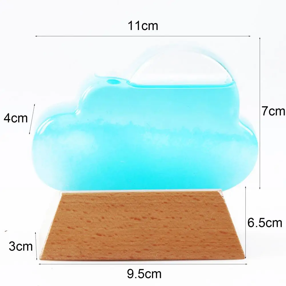 Weathers Predictor Decor Cloud Shaped High Clarity Stable Base Creative Weathers Forecast Bottle Ornament for Home
Weathers Predictor Decor Cloud Shaped High Clarity Stable Base Creative Weathers Forecast Bottle Ornament for Home