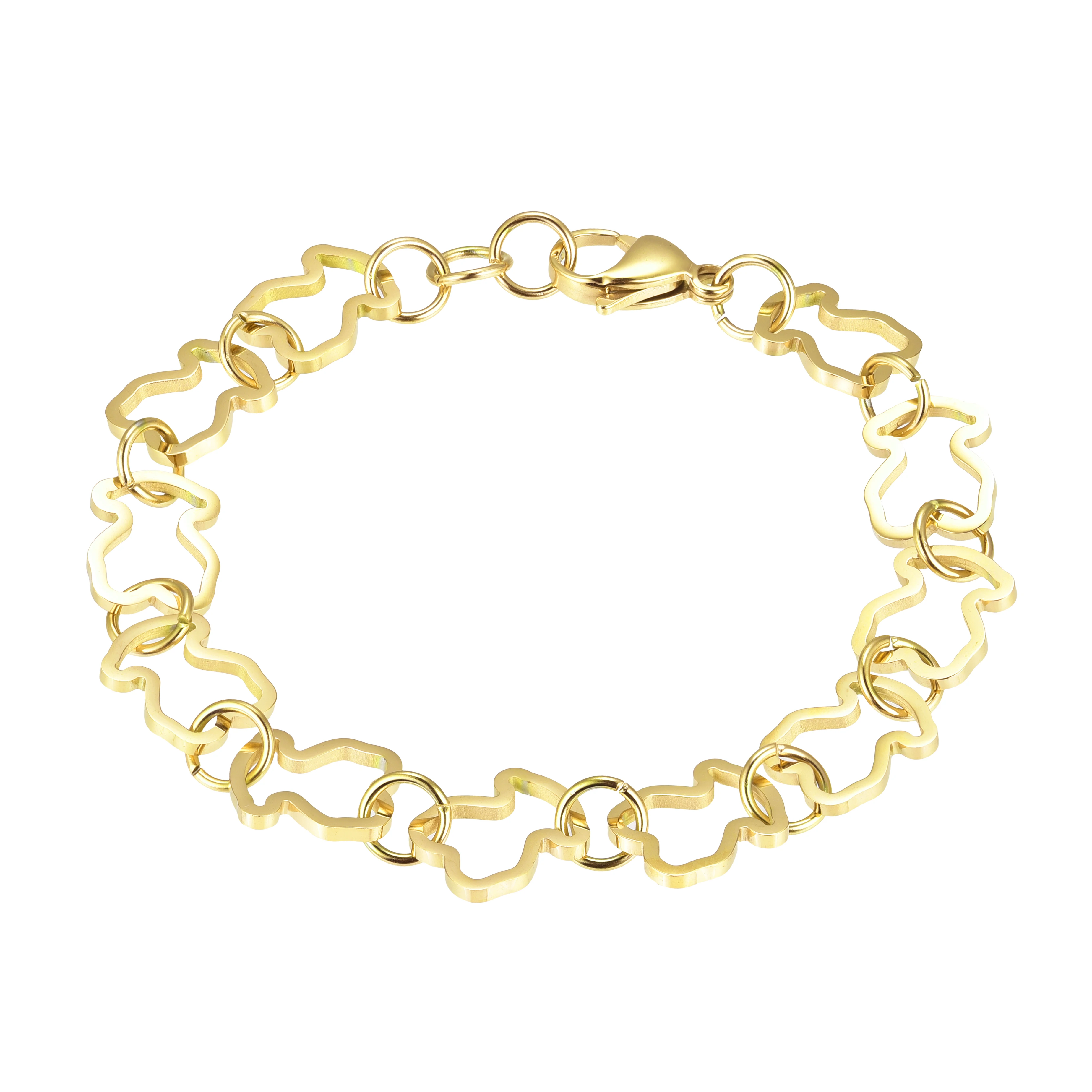 High Quality Authentic Bear Chain Fine Bracelet Fit European Charm Bracelet for Women DIY Jewelry Making
High Quality Authentic Bear Chain Fine Bracelet Fit European Charm Bracelet for Women DIY Jewelry Making