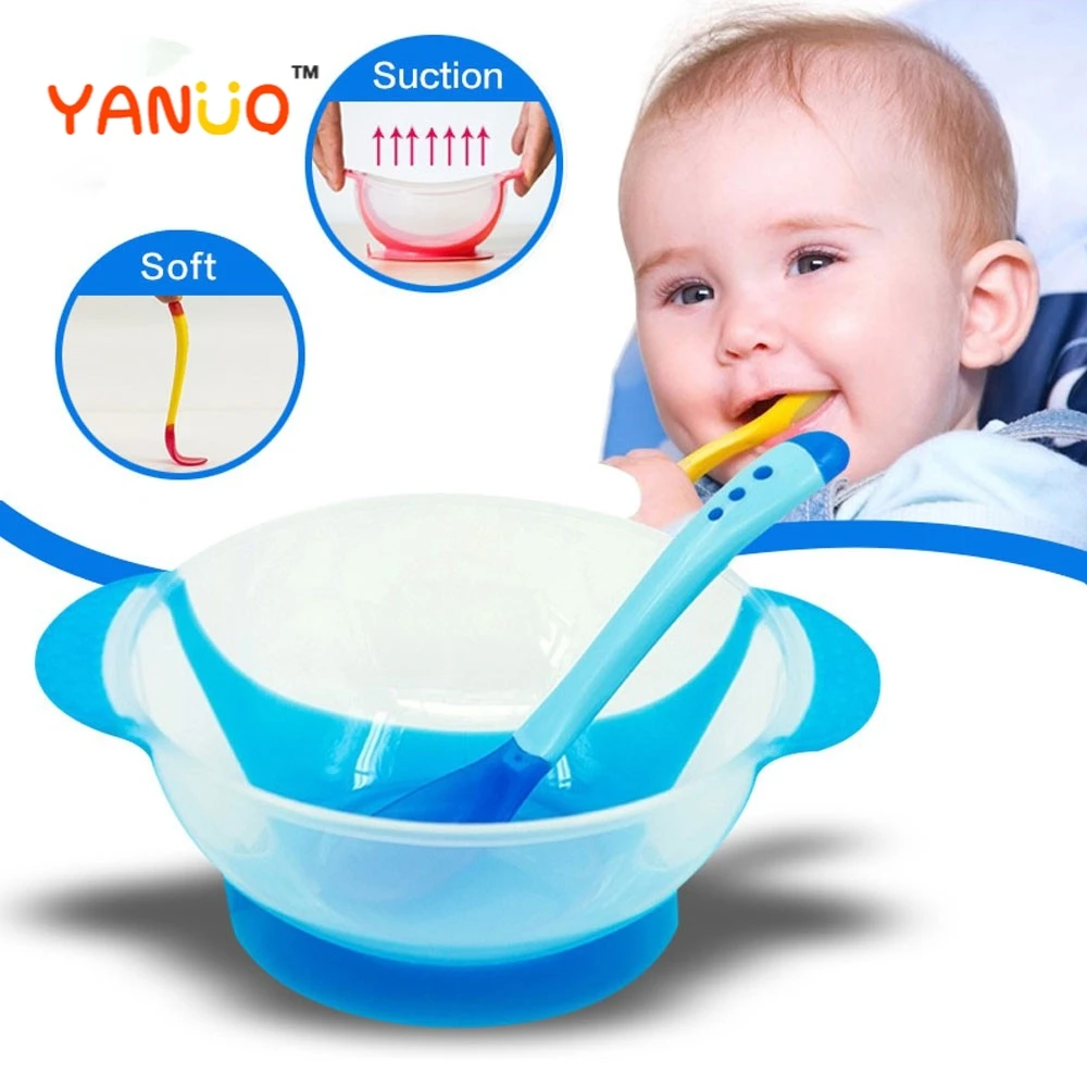 2Pcs/set Baby Learning Dishes With Suction Cup Kids Safety Dinnerware Set Assist Bowl Temperature Sensing Spoon Fork Tableware
2Pcs/set Baby Learning Dishes With Suction Cup Kids Safety Dinnerware Set Assist Bowl Temperature Sensing Spoon Fork Tableware