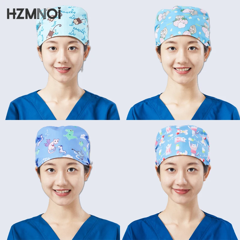 Fine Cotton Cartoon Print Nurse Cap Surgical Cap Pet Hospital Surgeon Cap Dentist Cap Beauty Salon Chef Dust-proof Scrub Cap
Fine Cotton Cartoon Print Nurse Cap Surgical Cap Pet Hospital Surgeon Cap Dentist Cap Beauty Salon Chef Dust-proof Scrub Cap