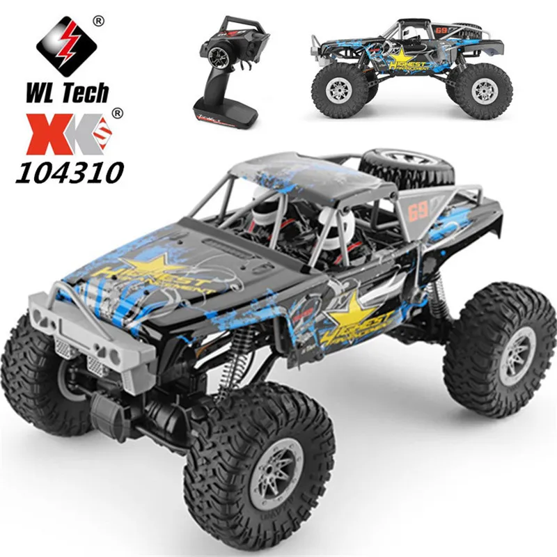 Wltoys 104310 машинка на радиоуправлении 1/10 машинка для скалолазания 4WD двойной мотор Радиоуправляемый Багги внедорожник 2,4 ГГц дистанционное уп...
Wltoys 104310 машинка на радиоуправлении 1/10 машинка для скалолазания 4WD двойной мотор Радиоуправляемый Багги внедорожник 2,4 ГГц дистанционное уп...